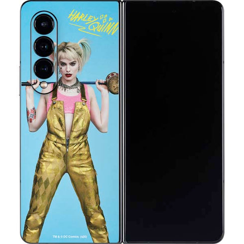 DC Comics Harley Quinn Movie Charcater Poster Galaxy Z Fold4 5G Skin